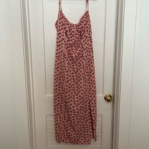 cherry maxi dress
